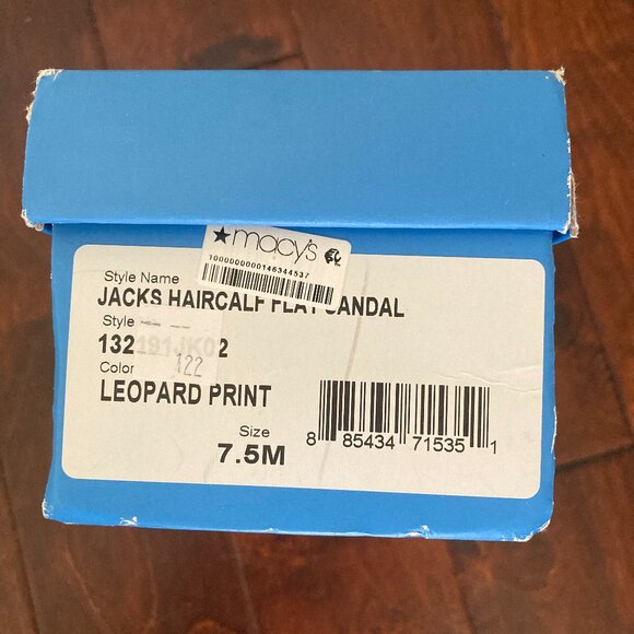 BRAND NEW Jack Rogers Jacks haircalf flat sandals IN BOX - Picture 5 of 6